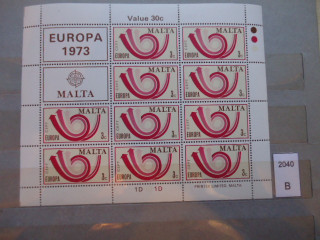 Фото марки Мальта 1973г *