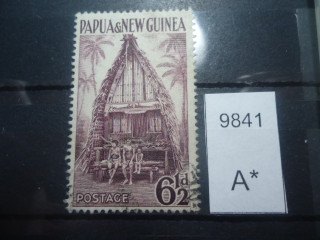Фото марки Папуа-Новая Гвинея 1952г