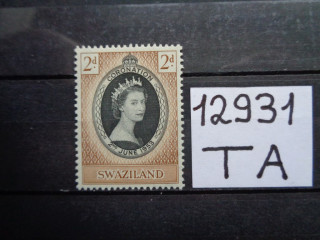 Фото марки Британский Свазиленд марка 1953г *