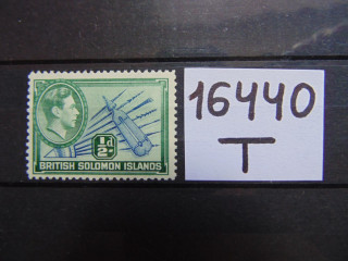 Фото марки Британские Соломоновы острова 1939г **