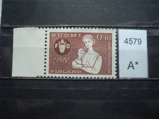 Фото марки Финляндия 1963г **