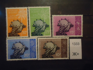 Фото марки Франц. Гвинея 1960г 3,5 евро **