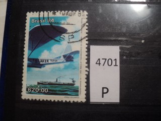Фото марки Бразилия 1984г
