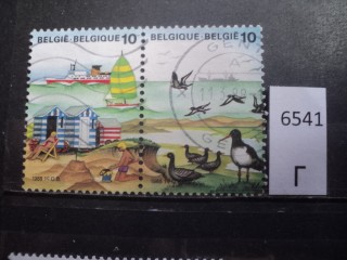 Фото марки Бельгия сцепка