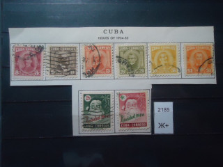 Фото марки Куба /вырезка/ 1954-55гг