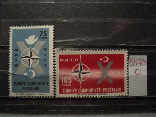 Фото марки Турция серия 1962г **