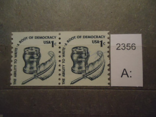 Фото марки США 1983г пара **