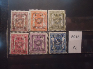 Фото марки Бельгия 1946г надпечатка стандарт **