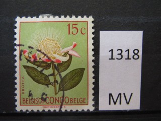 Фото марки Бельгийское Конго 1952г