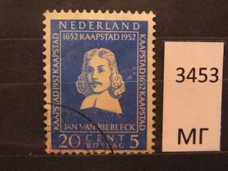 Фото марки Нидерланды 1952г