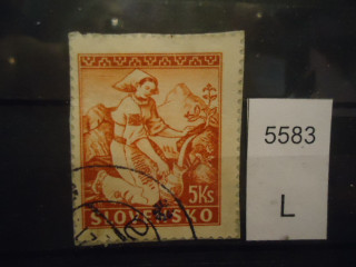 Фото марки Словакия 1939г (вырезка)
