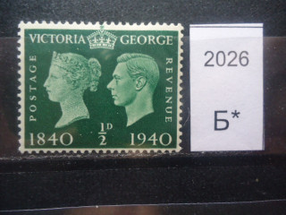 Фото марки Великобритания 1940г **