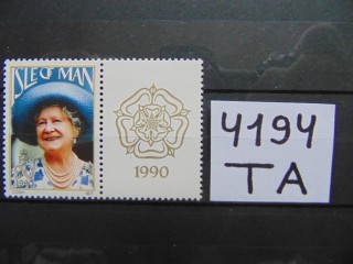 Фото марки Британский остров Мэн марка 1990г **