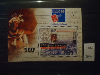 Фото марки Франция 1999г (13€) блок **