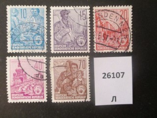 Фото марки ГДР 1955г