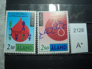 Фото марки Аландские острова серия 1994г **