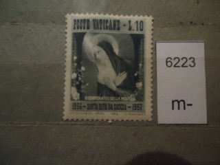 Фото марки Ватикан 1956г **