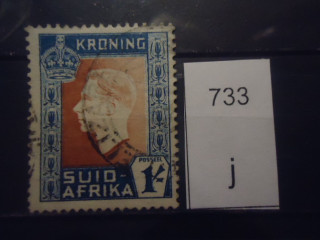 Фото марки Брит. Южная Африка 1937г