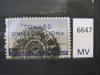 Фото марки США 1945г