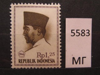 Фото марки Индонезия 1966г *