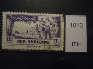 Фото марки Сирия 1954г