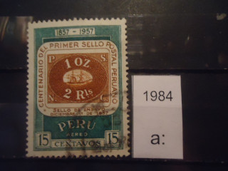 Фото марки Перу 1957г
