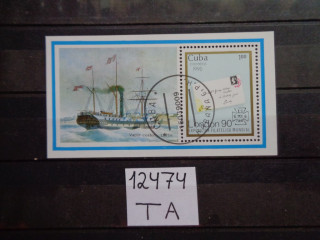 Фото марки Куба блок 1990г