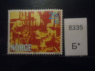 Фото марки Норвегия 1985г **