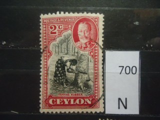 Фото марки Цейлон 1935г