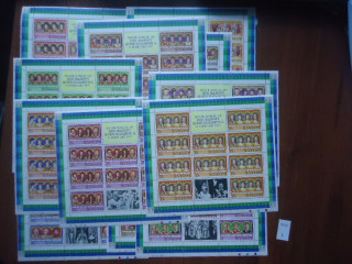 Фото марки Ст. Винсент набор из серия в листах /более 120 марок, 12 листов/ 1977г **