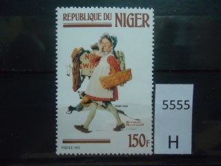 Фото марки Нигер 1982г **