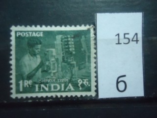Фото марки Индия 1955г
