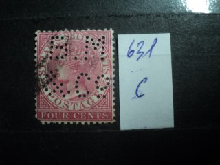 Фото марки Великобритания 1875г