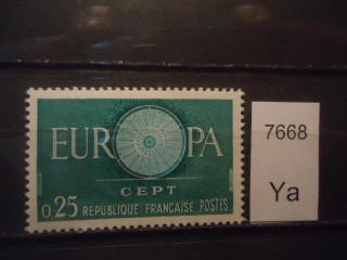 Фото марки Франция 1960г **