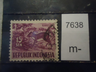 Фото марки Индонезия 1956г