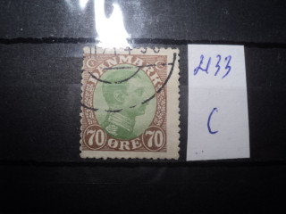Фото марки Дания 1918г