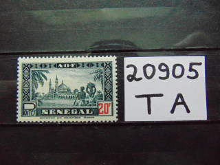 Фото марки Французский Сенегал 1943г **