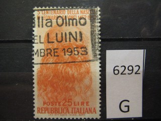 Фото марки Италия 1952г