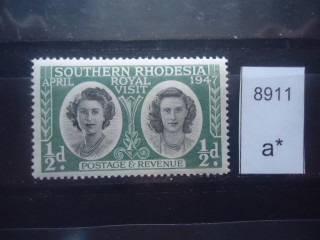 Фото марки Брит. Южная Родезия 1947г **