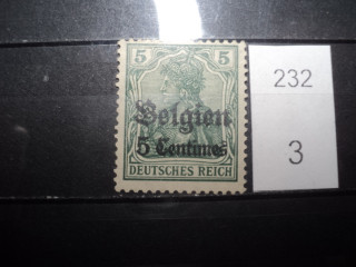 Фото марки Германская оккупация Бельгии
