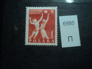 Фото марки Польша 1955г *