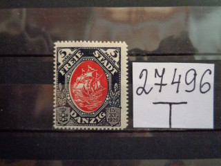 Фото марки Данциг 1921г *