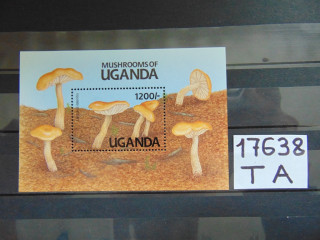 Фото марки Уганда блок 1991г **