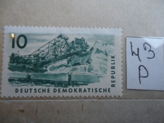Фото марки Германия ГДР 1957г *