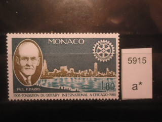 Фото марки Монако 1980г **