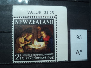 Фото марки Новая Зеландия 1968г **