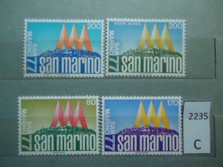 Фото марки Сан Марино 1977г серия **