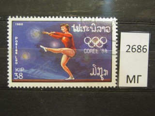 Фото марки Лаос 1988г