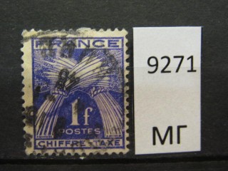 Фото марки Франция 1943г