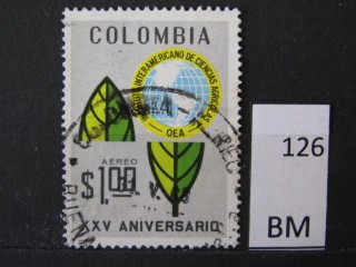 Фото марки Колумбия 1969г